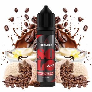 Bombo Solo Juice Coffee Vanilla Custard Cream 15ml/60ml