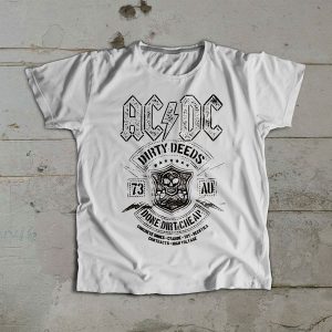 Κοντομάνικη μπλούζα AC/DC.